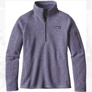 Patagonia - Purple Better Sweater Quarter zip